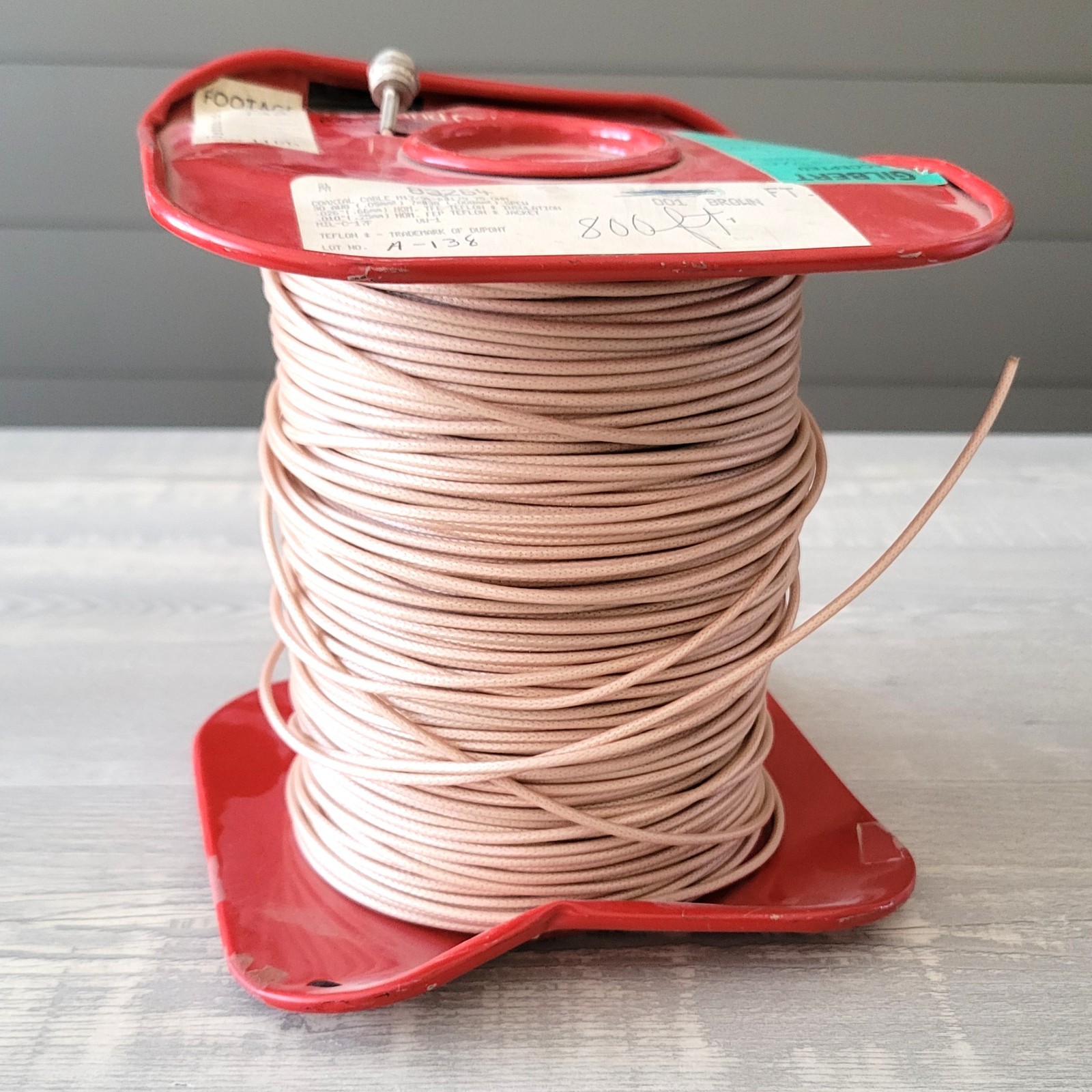 BELDEN 83264 CABLE / Coaxial Cable 30 AWG On Spool Weighs Over 7 Pounds