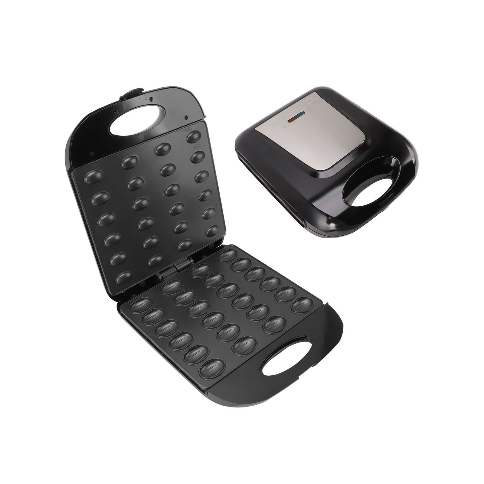 Walnut Cookie Maker 24pcs Nut Waffle Bread Maker – Non Stick Panel for Home Cook