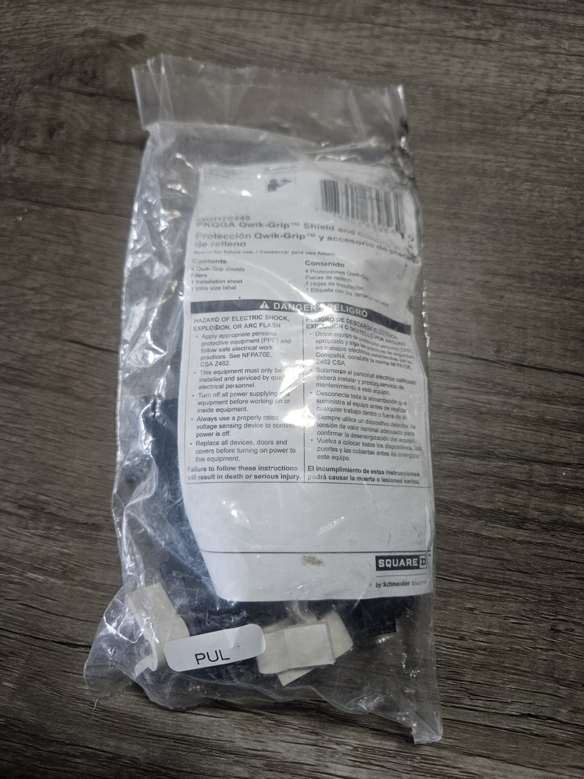 Square D QGH70449 Quik-Grip Shield And Closure Kit PKQGA Brand New In Bag