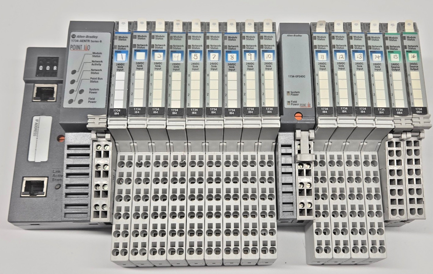 Allen Bradley 1734-AENTR / 1734-EP24DC / 1734-IB4 / 1734-OB4 LOT