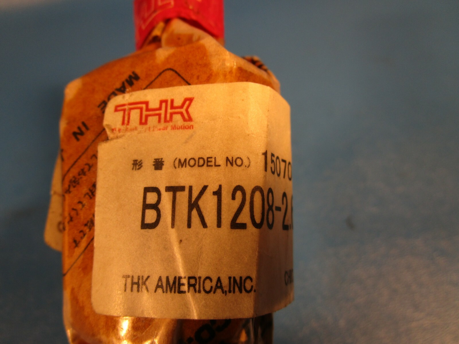 THK, BTK1208-2.6ZZ + 213.50LT Rolled Ball Screw Nut, One BTK1208 on 213.50 Shaft