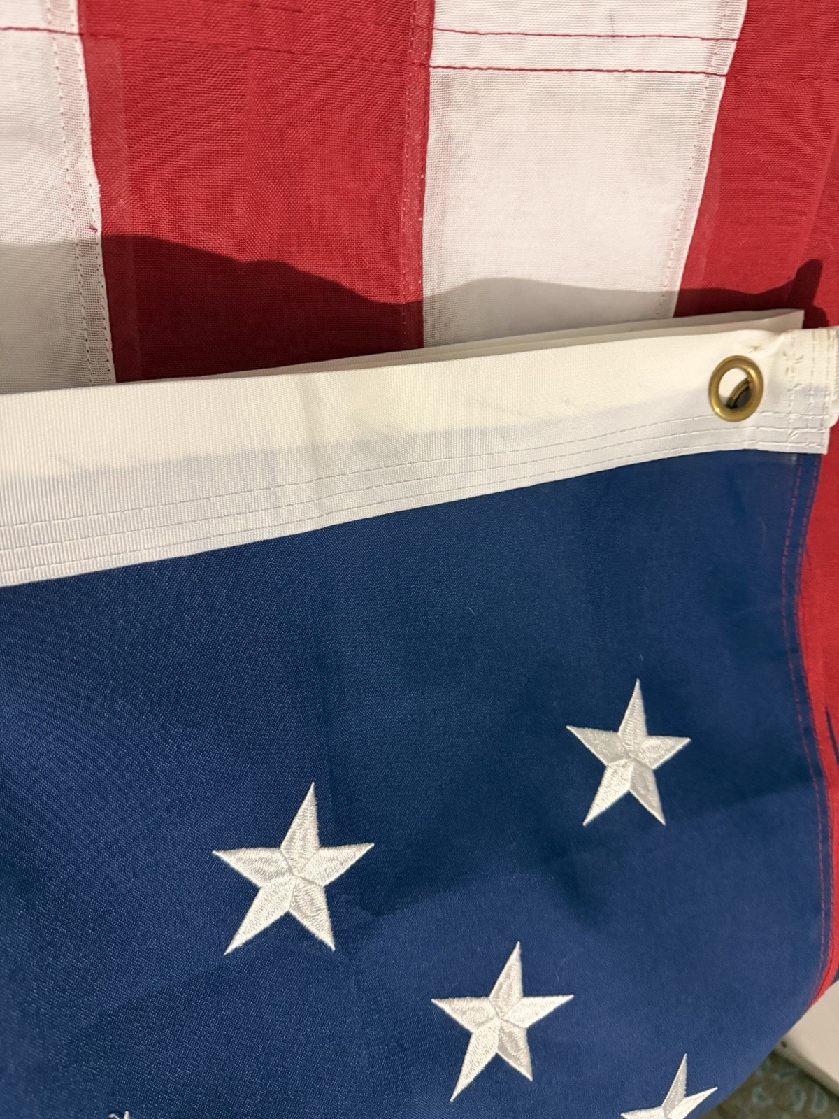 United States Flag 5’ X 8’ Embroidered Stars POLYESTER