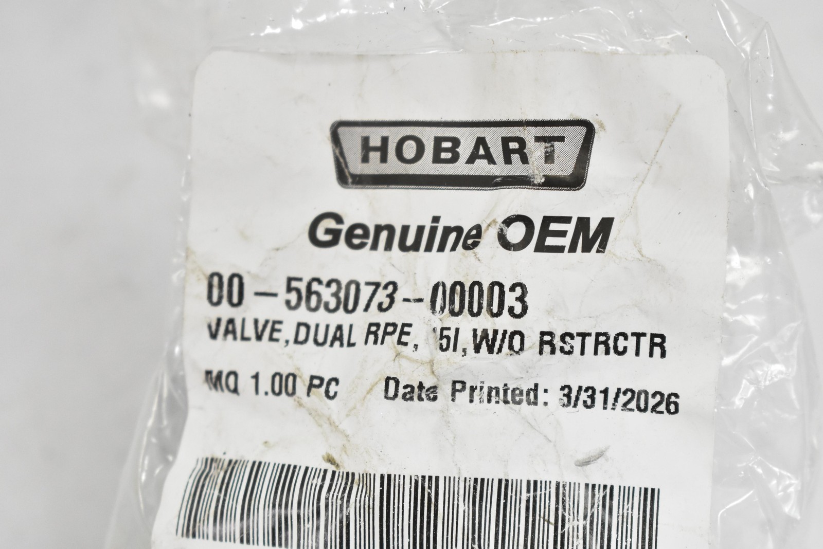 Hobart 00-563073-00003 Solenoid Valve Dual RPE 5L Solenoid Made In Italy
