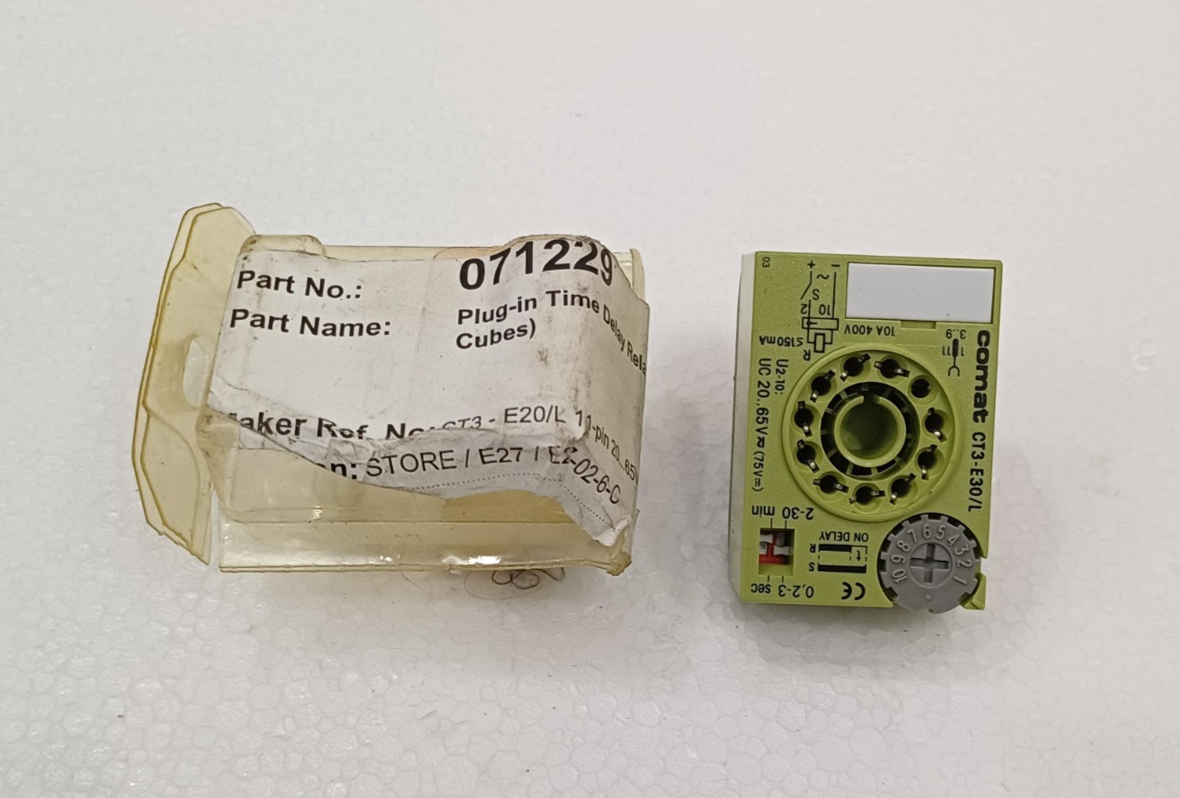 COMAT CT3-E30/L TIMING MODULE 0,2-3 SEC 2-30 MIN