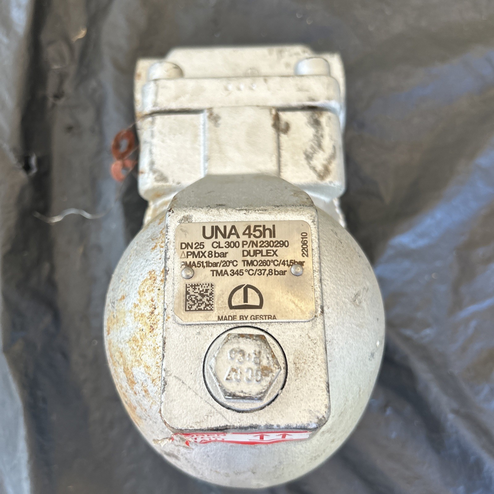 UNA Gestra 1″ Duplex Ball Float Steam Trap 230290 45hl DN25 CL300 New Old Stock