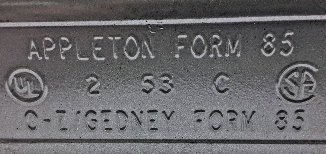 Appleton C200-A Aluminum Conduit Body