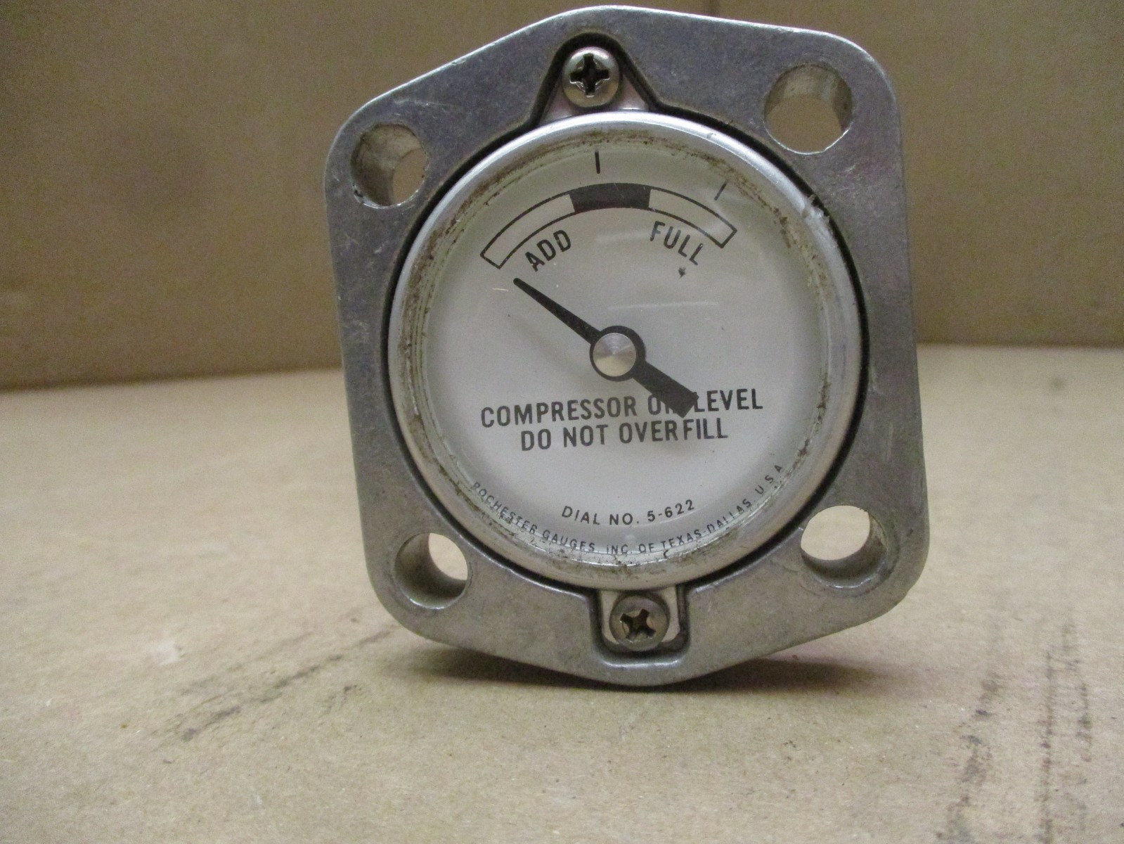 M6280-167 L85 Tank Gauge Dial No. 5-622 Rochester Gauges Inc. 52631HM