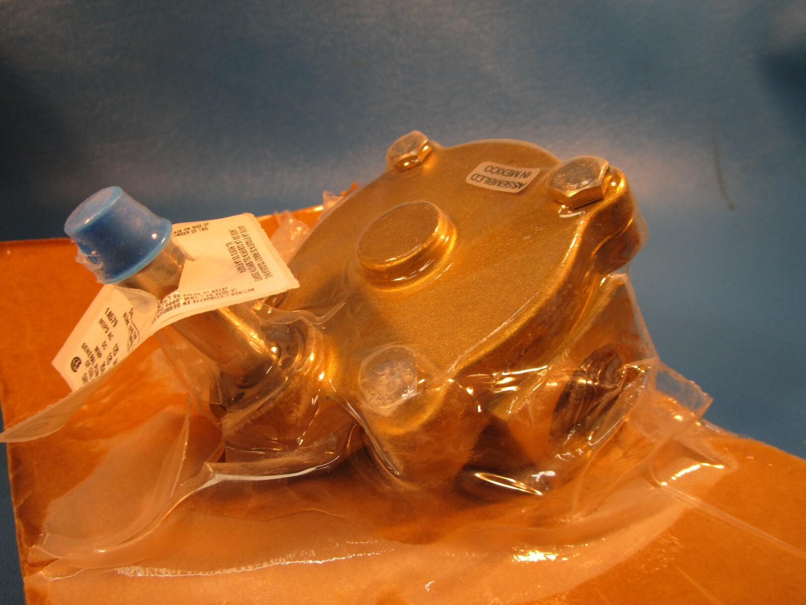 DAYTON 1A579, Solenoid Valve, 2 ways Brass, 1″ ports (GRAINGER)