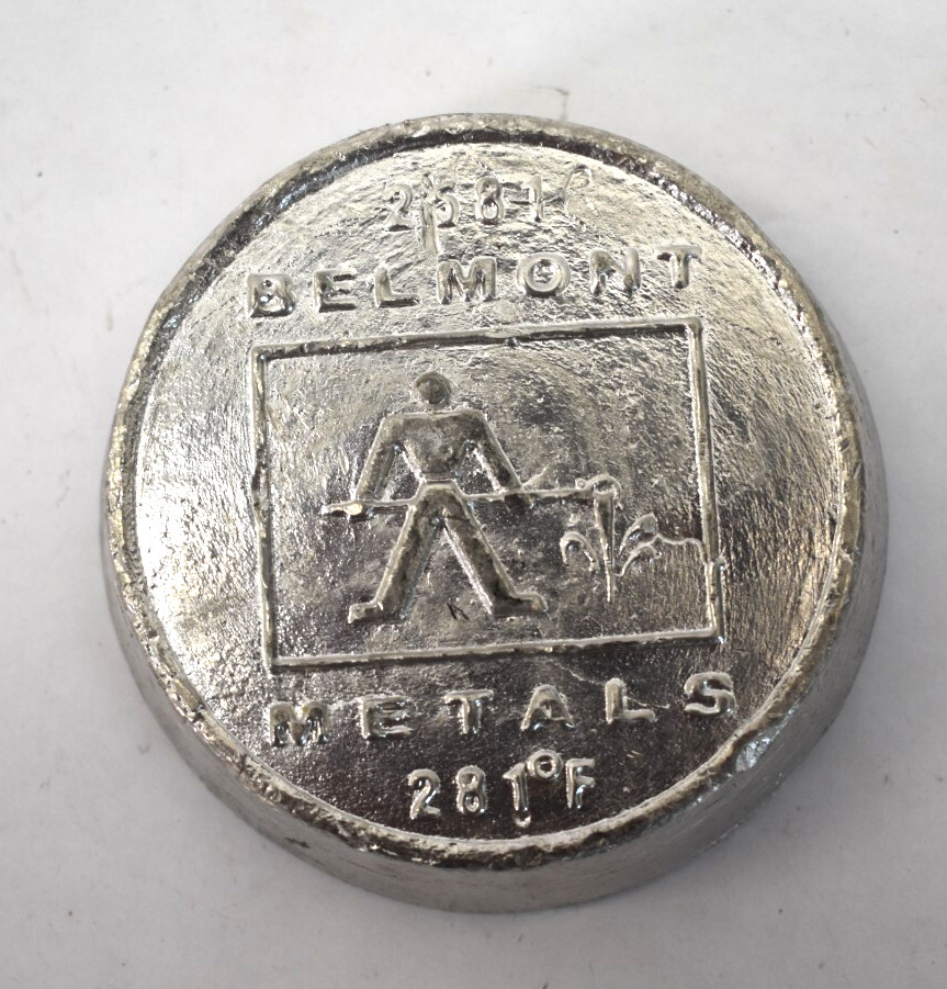 Belmont Metals 281° 2581 Low Melting Alloy Round Cake Ingot Replacement