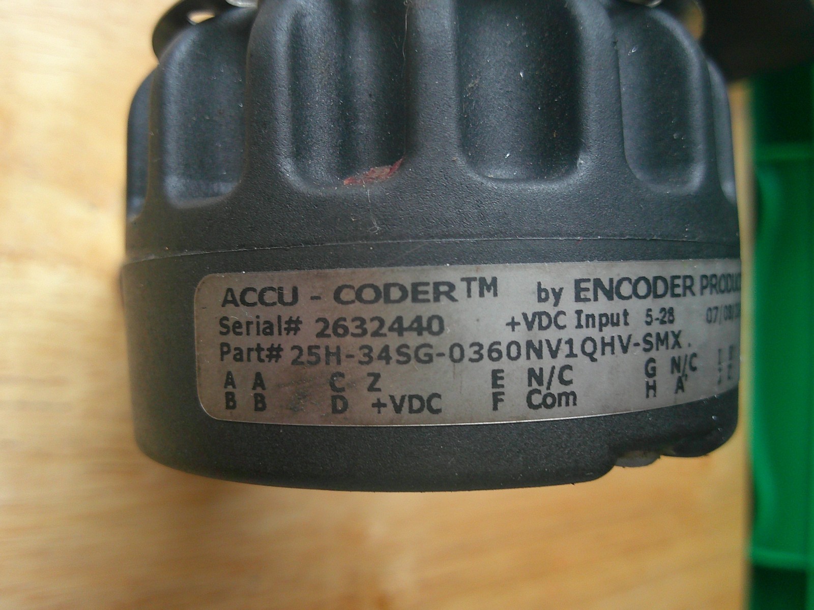 ENCODER PRODUCTS ACCU-CODER 25H-34SG-0360NV1QHV-SMX