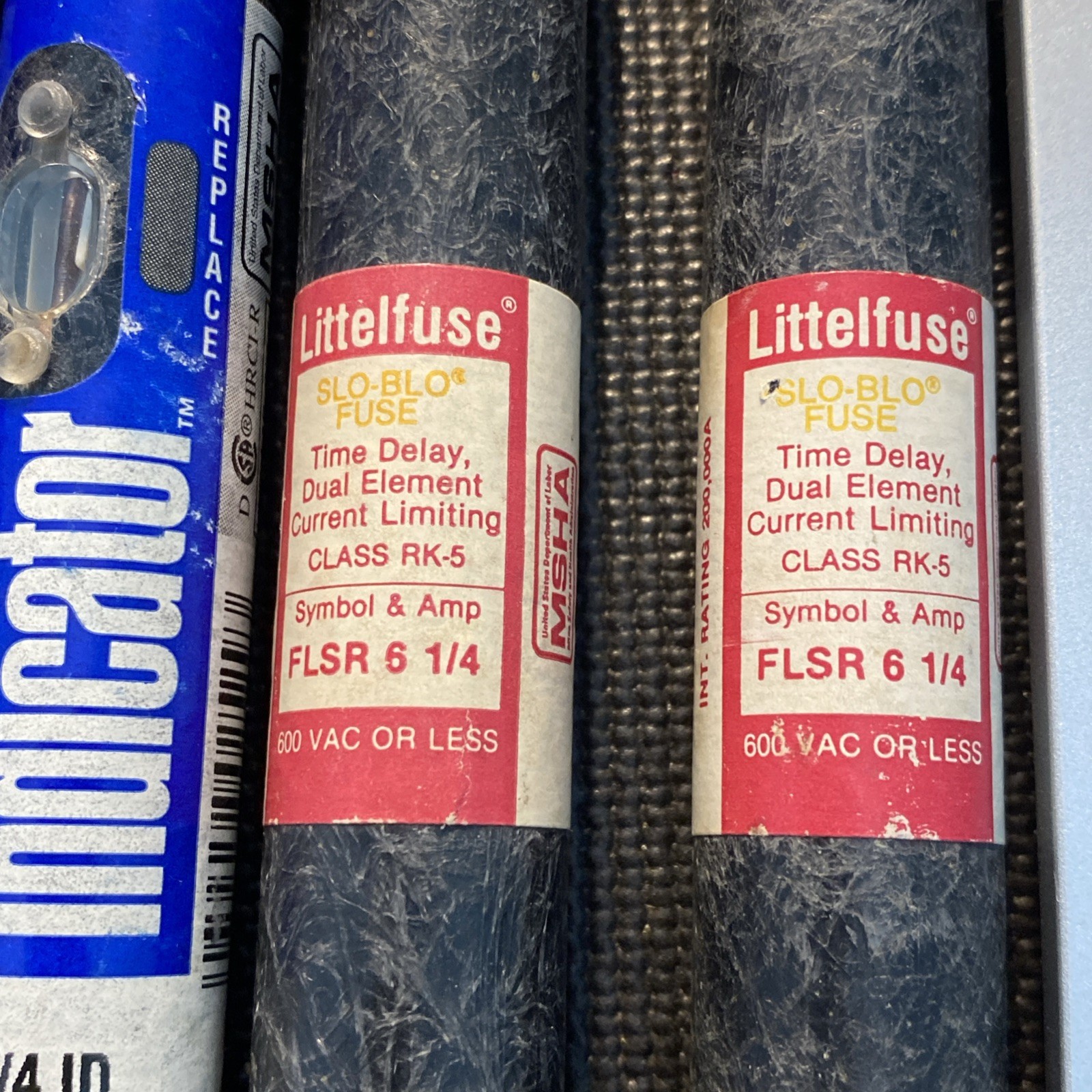4 Littelfuse FLSR-6-1/4 Fuses # W-02