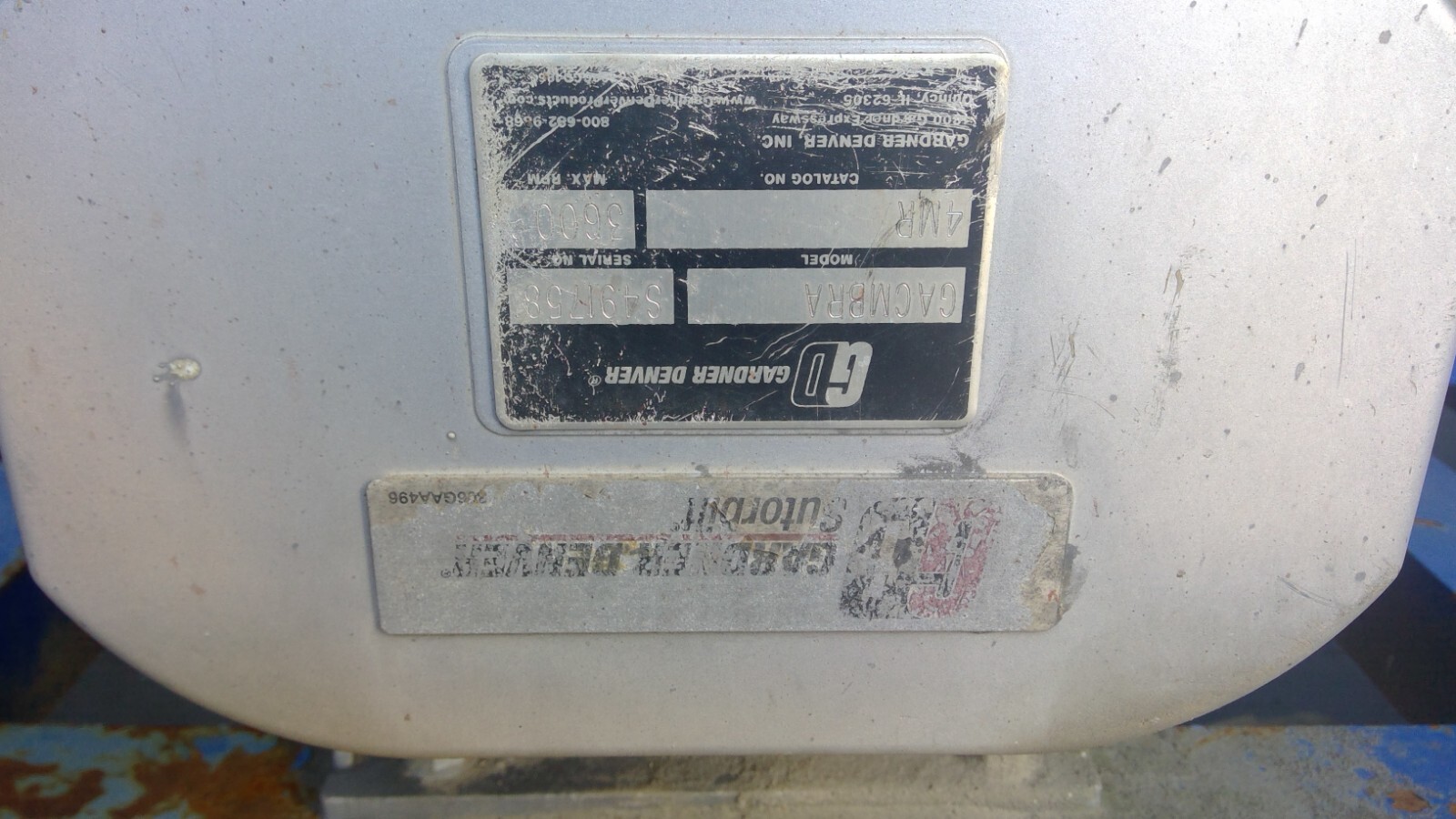 GARDNER DENVER SUTORBILT 4MS BLOWER W 15 HP ELINE 2 UNITS AVAILABE $2,500 EACH