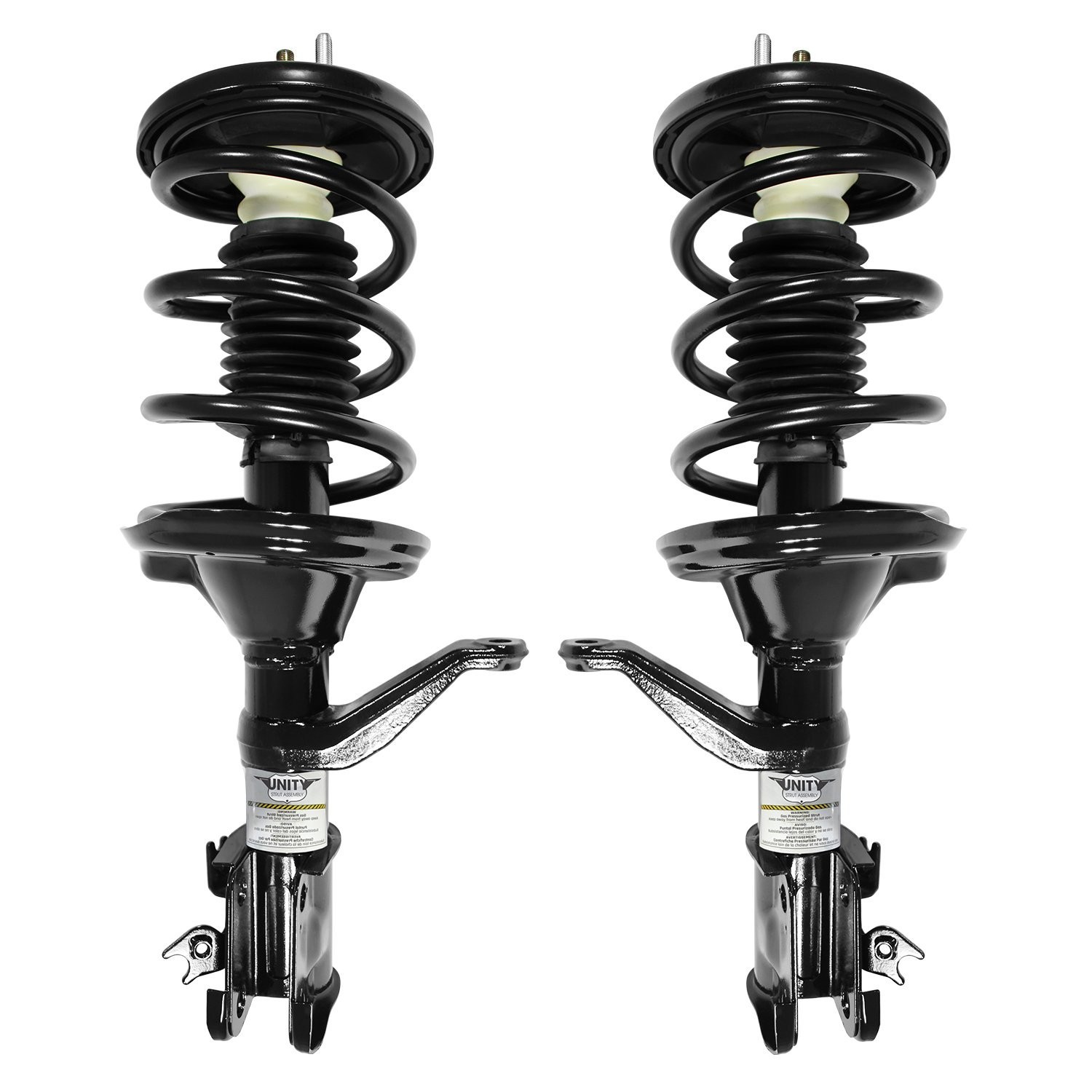 UNITY AUTOMOTIVE 2-11663-11664-001 Front 2 Wheel Complete Strut Assembly Kit …