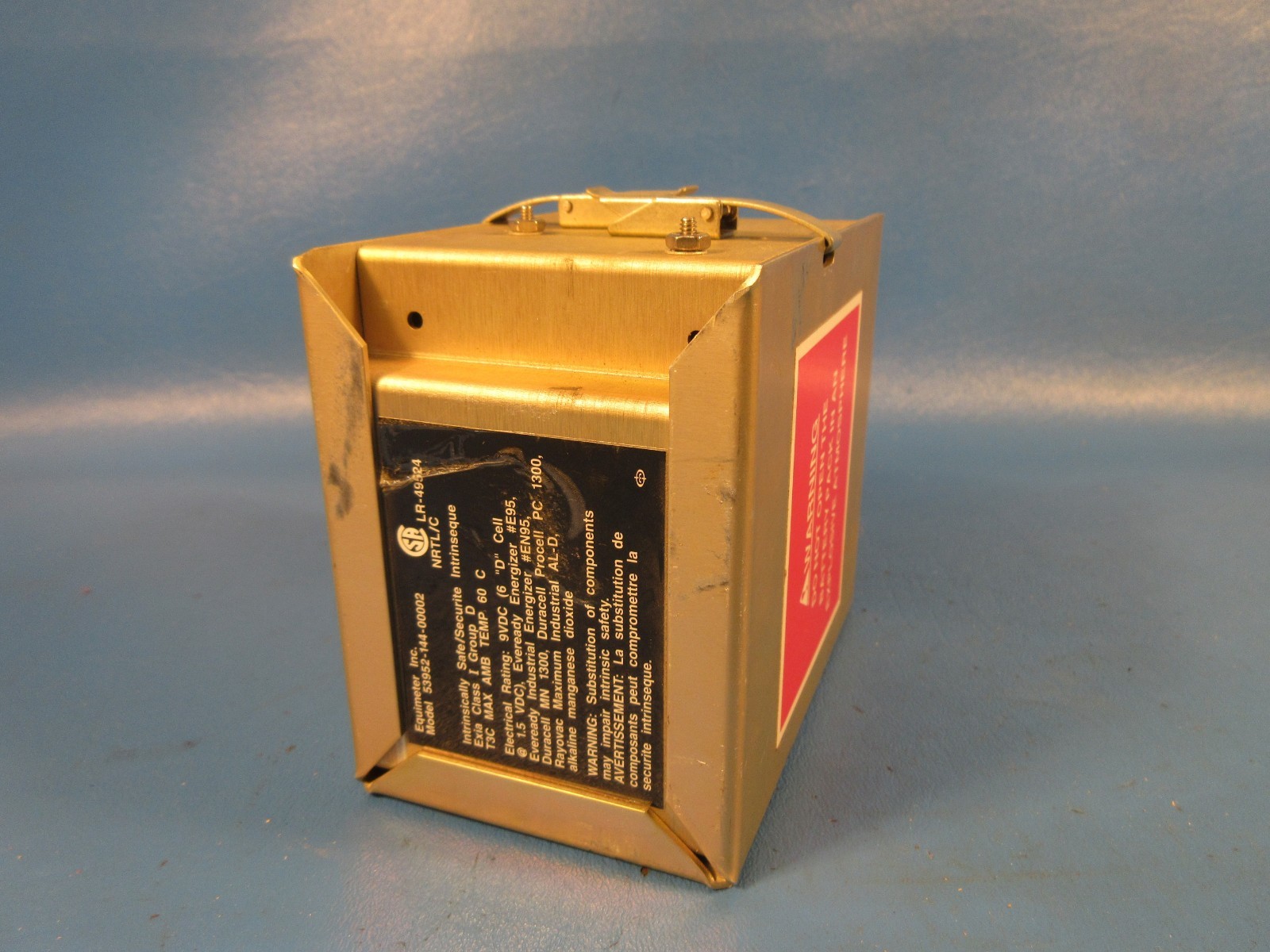 USED Equimeter 53952-144-00002 Alkaline Battery Pack LR-49524