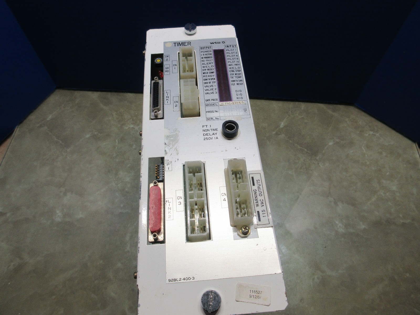 WTCO BOARD WT01-T31A M S101-V1.00 92B02-400-3 PC-830C-00A A5-1207-30 WT01-T31AM