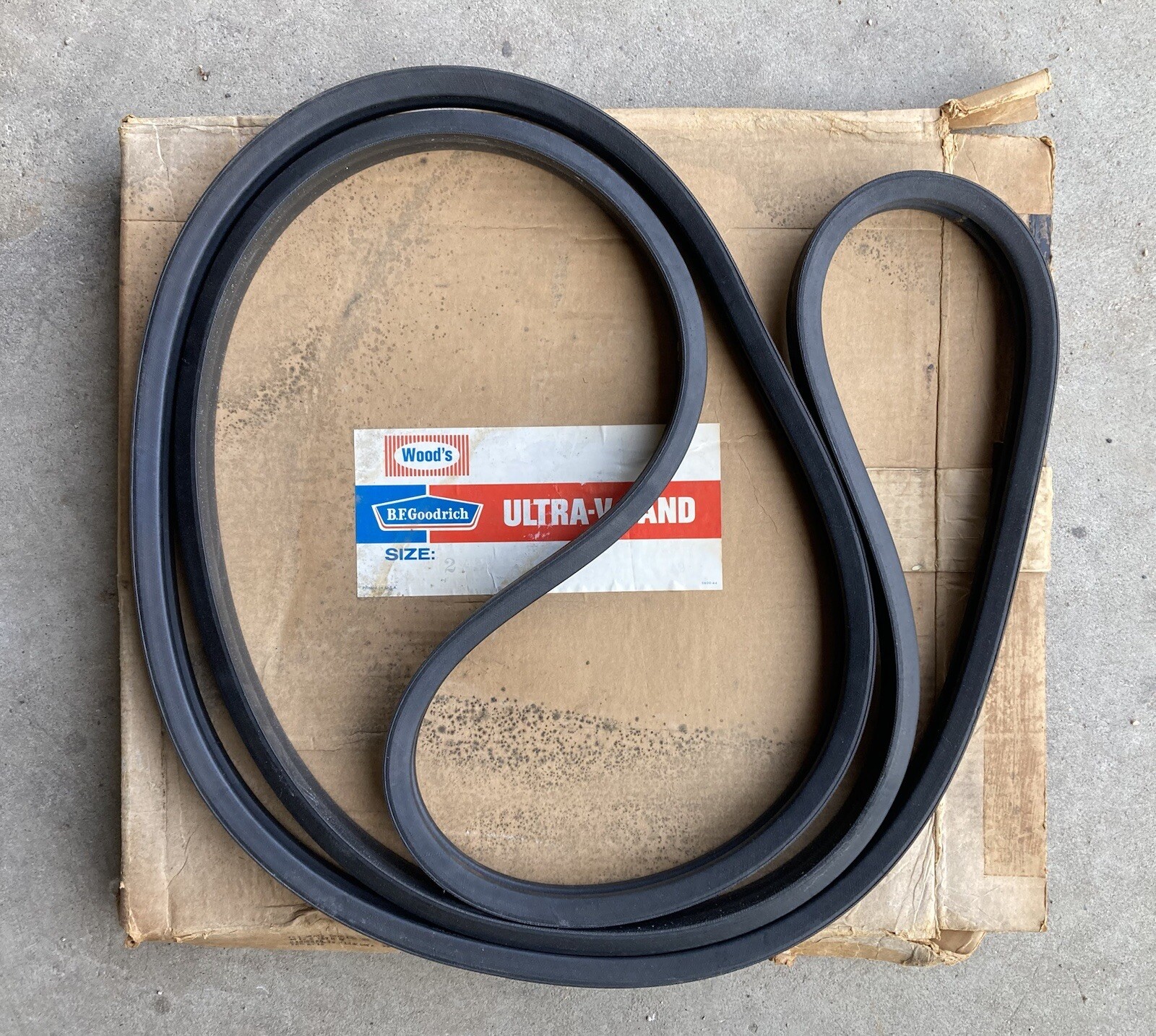Woods Goodrich Ultra V Band 2/5V1600 Twin V Industrial 160” Belt