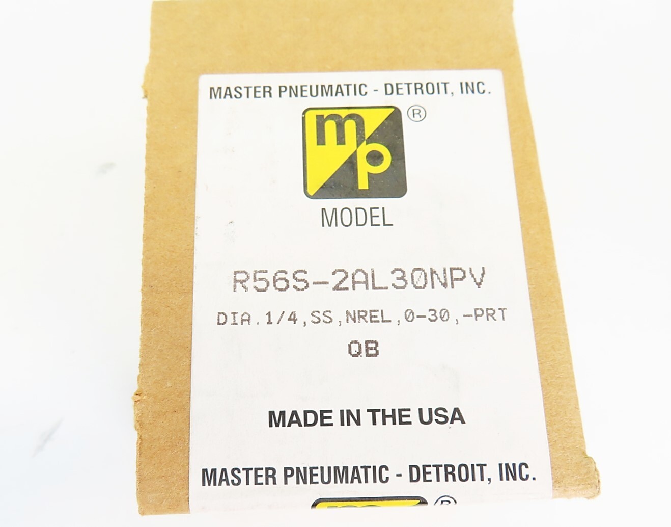 Master Pneumatic R56S-2AL30NPV Stainless Steel Regulator 0-30PSI 300PSI Max