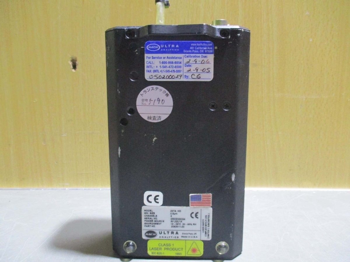 HACH Met One Laser Particle Counter 227A HD Used