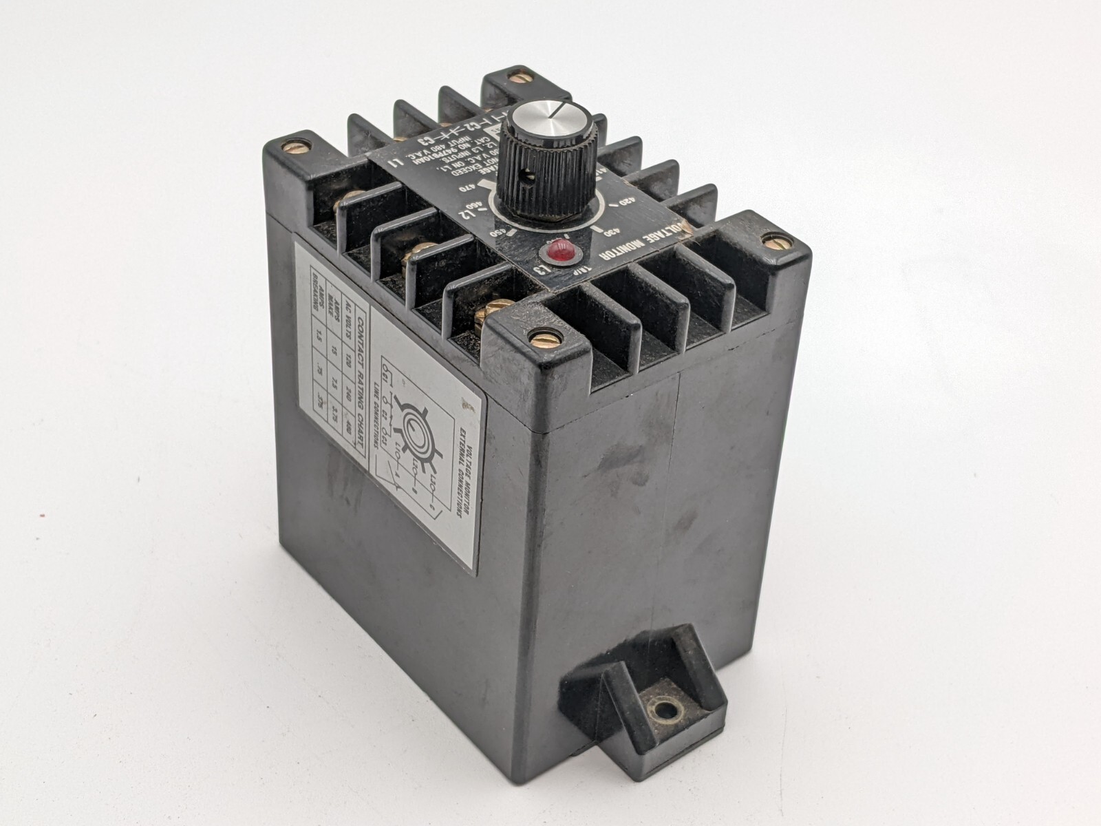 Furnas 947PB10AH Voltage Monitor 400-470 Volt Adjustable 3.75-15 Amp Bolt On