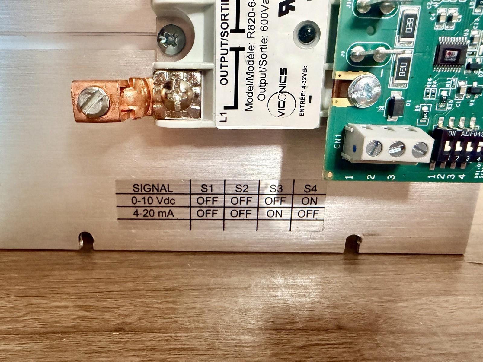 Viconics Electric R820-641-REV2 SCR Power Controller 600 V 45 A
