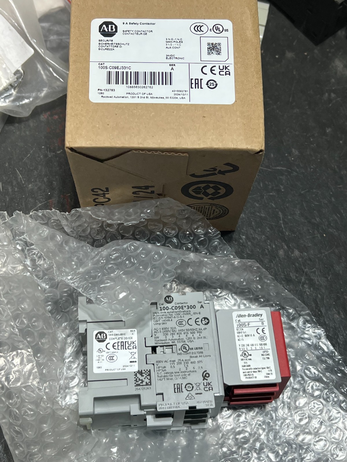 allen bradley 100s-c09ej331c nos