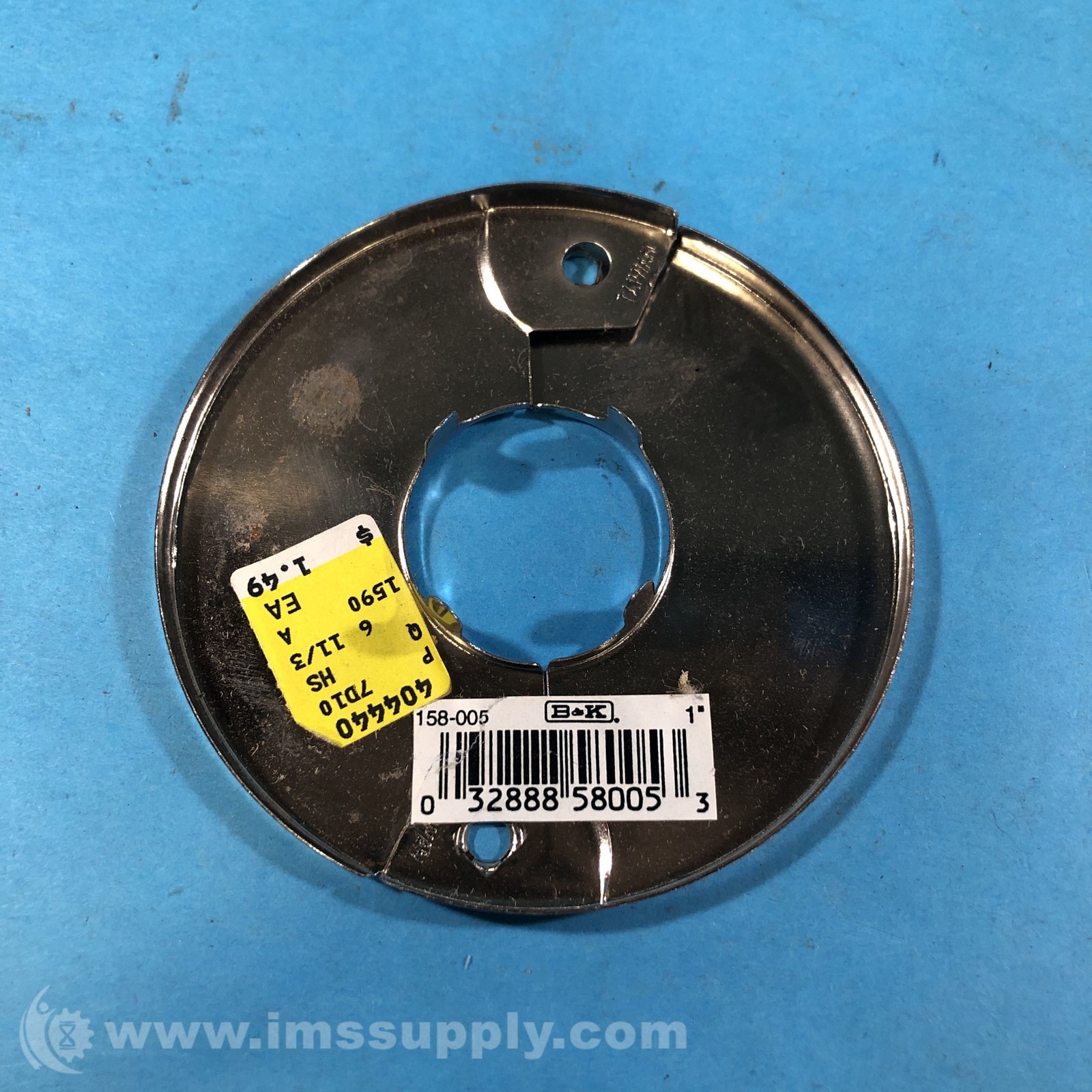 B&K 158-005 Chrome Steel Split Plate USIP