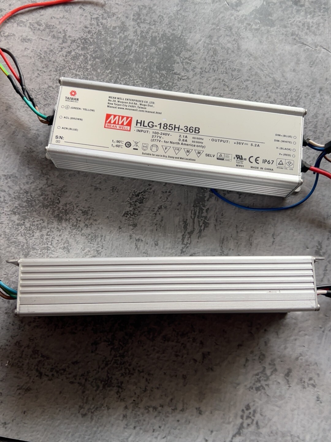 1P MW HLG-185H-36B 185W Accept counteroffer