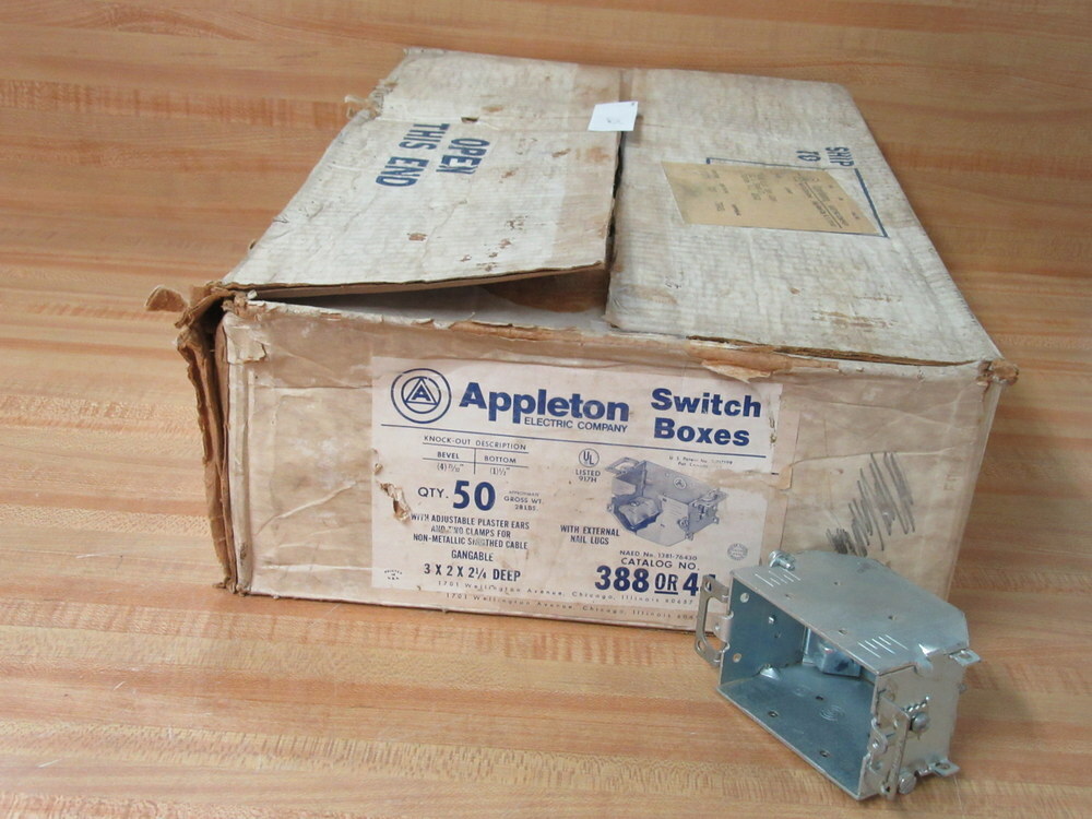 Appleton 3880R44 Switch Box (Pack of 50)