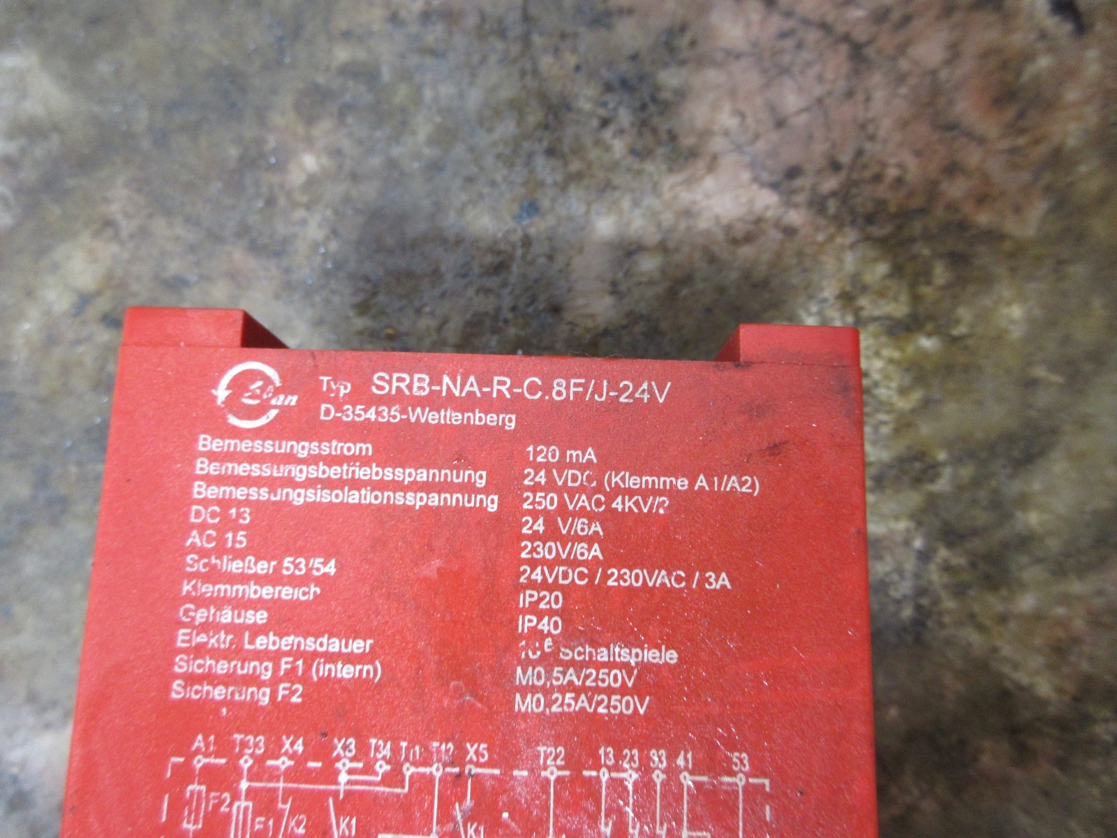 1999 MORI SEIKI CL-153 CNC LATHE ELAN SRB-NA-R-C.8F/J-24V SAFETY RELAY