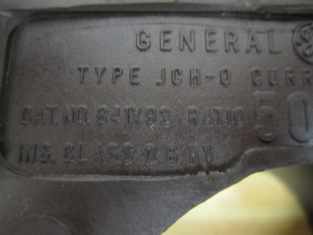 GE General Electric 641X92 Current Transformer