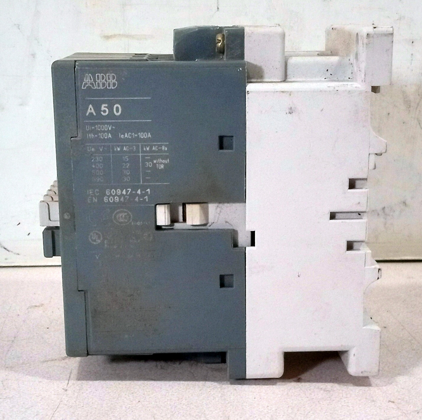 1 USED ABB A50-30 120V COIL CONTACTOR ***MAKE OFFER***