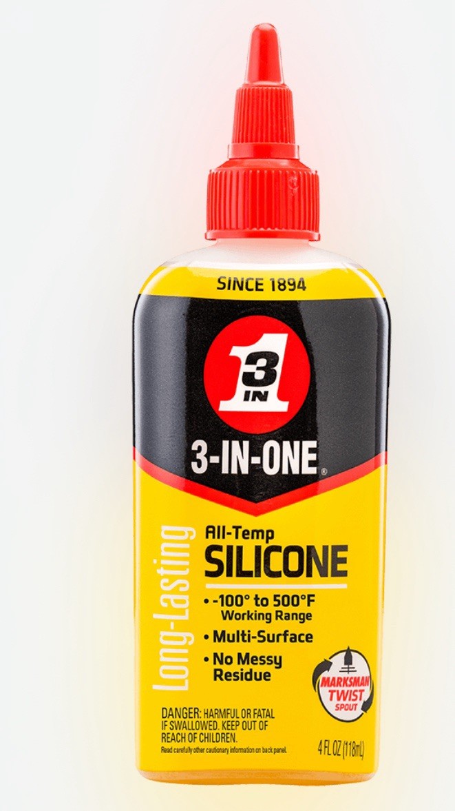 3-IN-ONE All Temp SILICONE Liquid LUBRICANT High & Low Temperature Three 1 12000