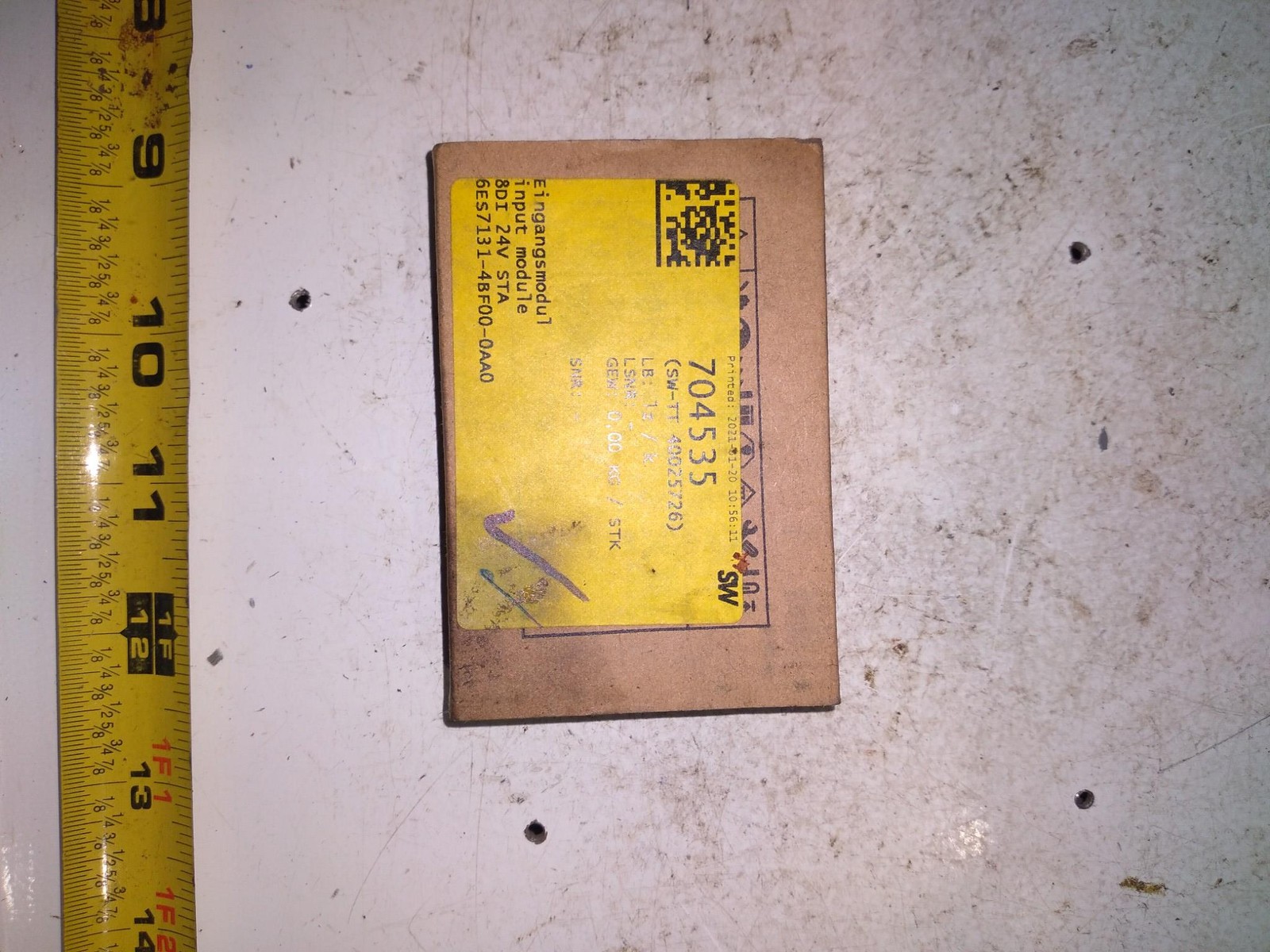 SIEMENS SIMATIC ET 200S 6ES7 131-4BF00-0AA0 V-L5AT6863DIGITAL INPUT MODULE DC24V