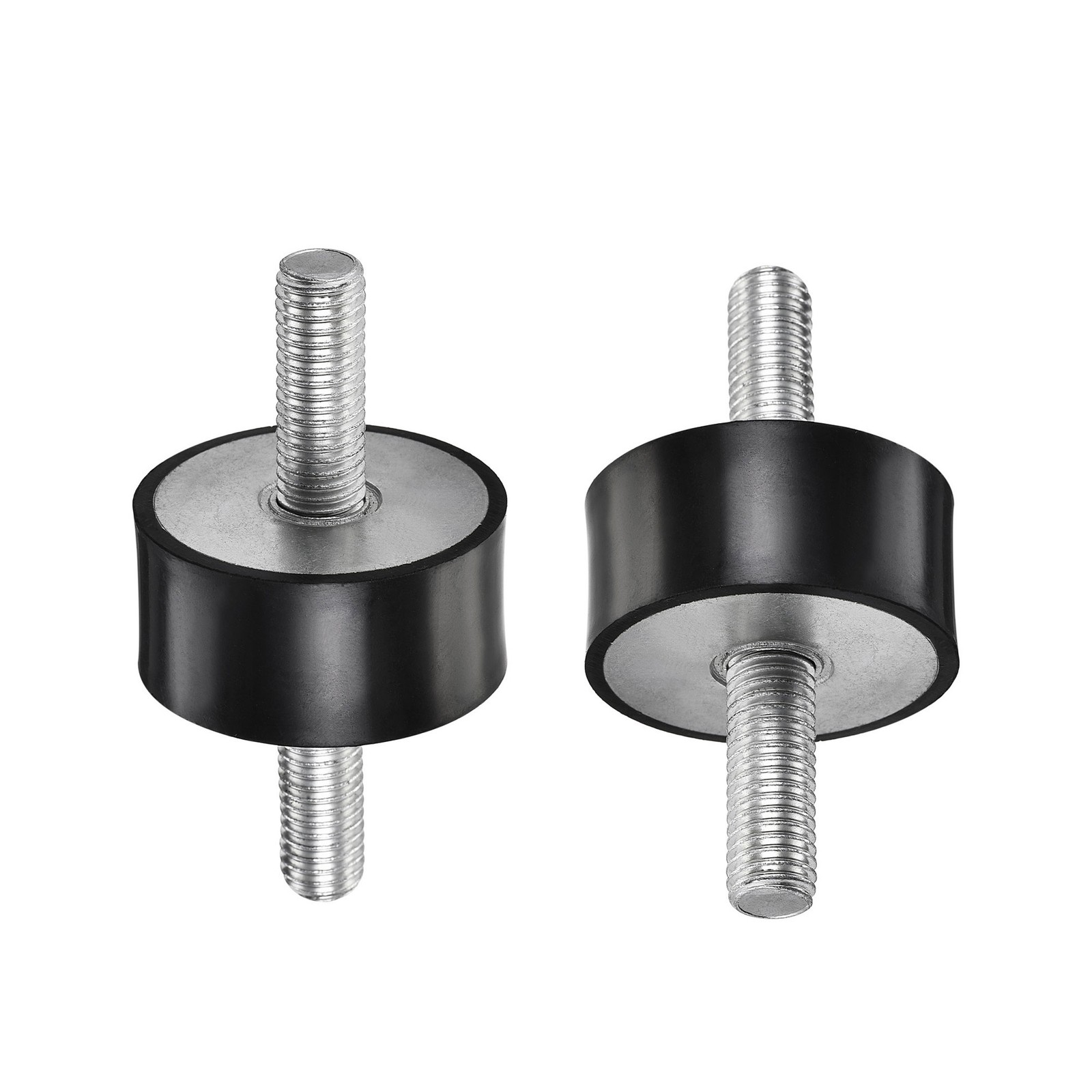 2 Pcs D40mmxH20mm M10 Rubber Mounts,Male/Male Shock Absorber