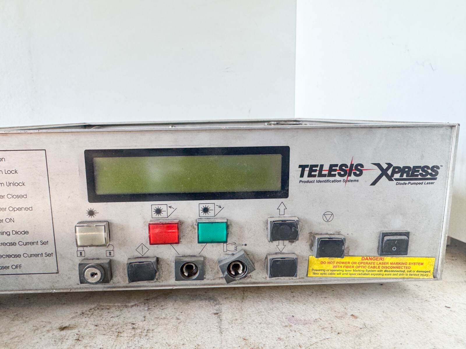 TELESIS XP1C CONTROLLER W/ PROSERIES I SCAN HEAD LASER PARTS and REPAIR