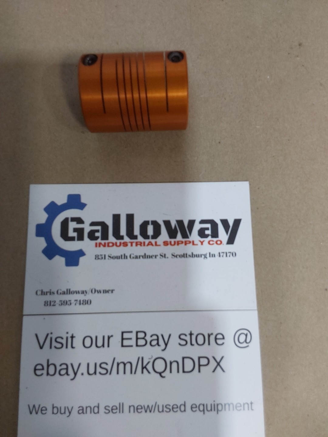 LOVEJOY BEAM COUPLING 68514456700 ALUMINUM 12MM BORE RANGE 28MM OD