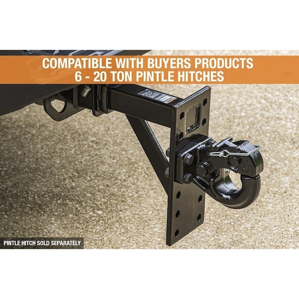 Buyers Products Pm812 Pintle Hook Mount, Gvw 10, 000 Lb.