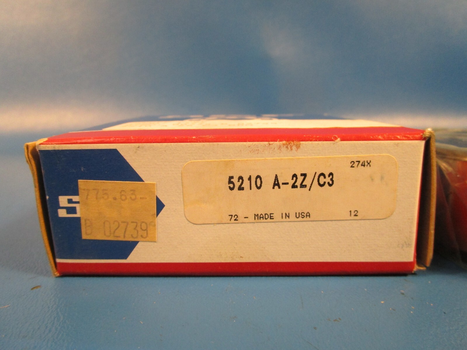 SKF 5210 A 2Z C3, Double-Row Angular Contact Ball Bearing, 50 mm Bore, OD 90 mm,
