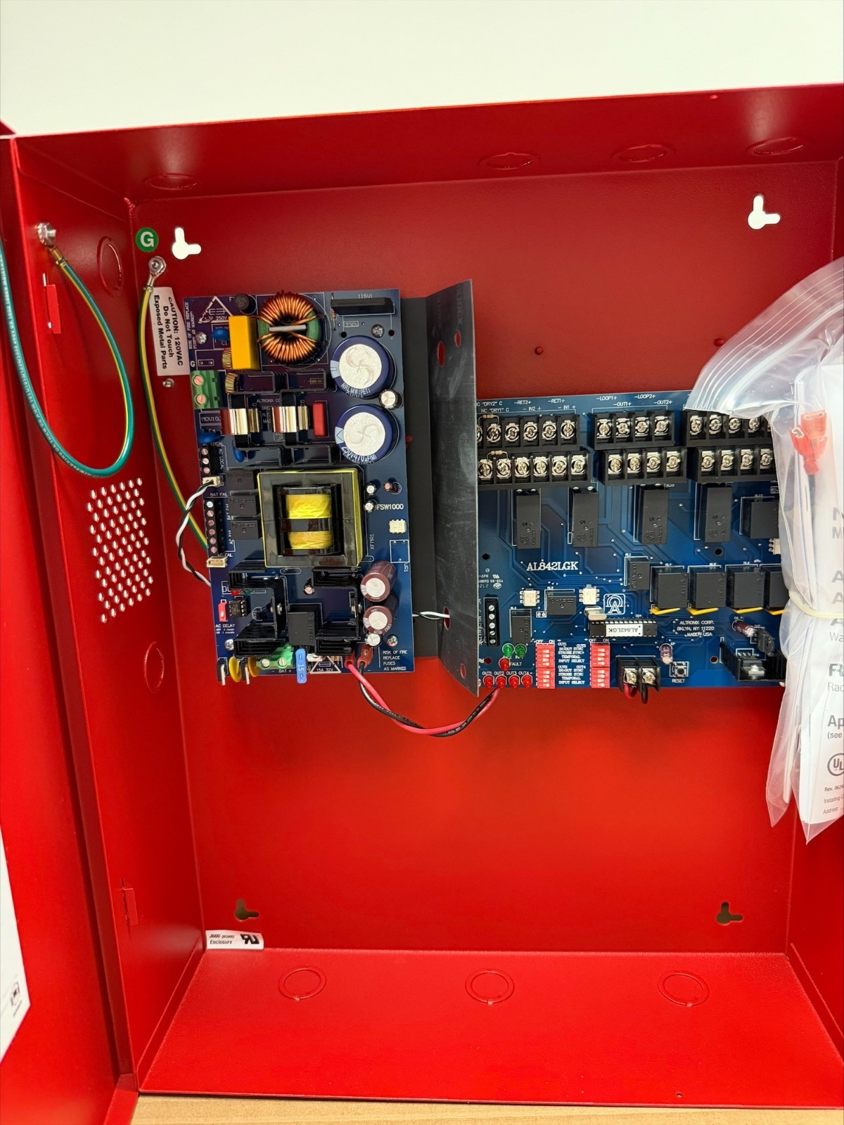 AL1042ULADA ALTRONIX Fire Alarm Power Supply