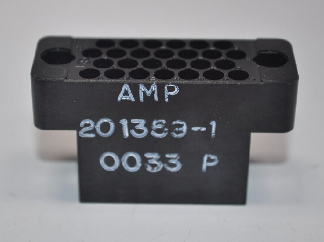 AMP TE Connectivity AMP 201359-1 M Series 26 Position Panel Mount Female Black