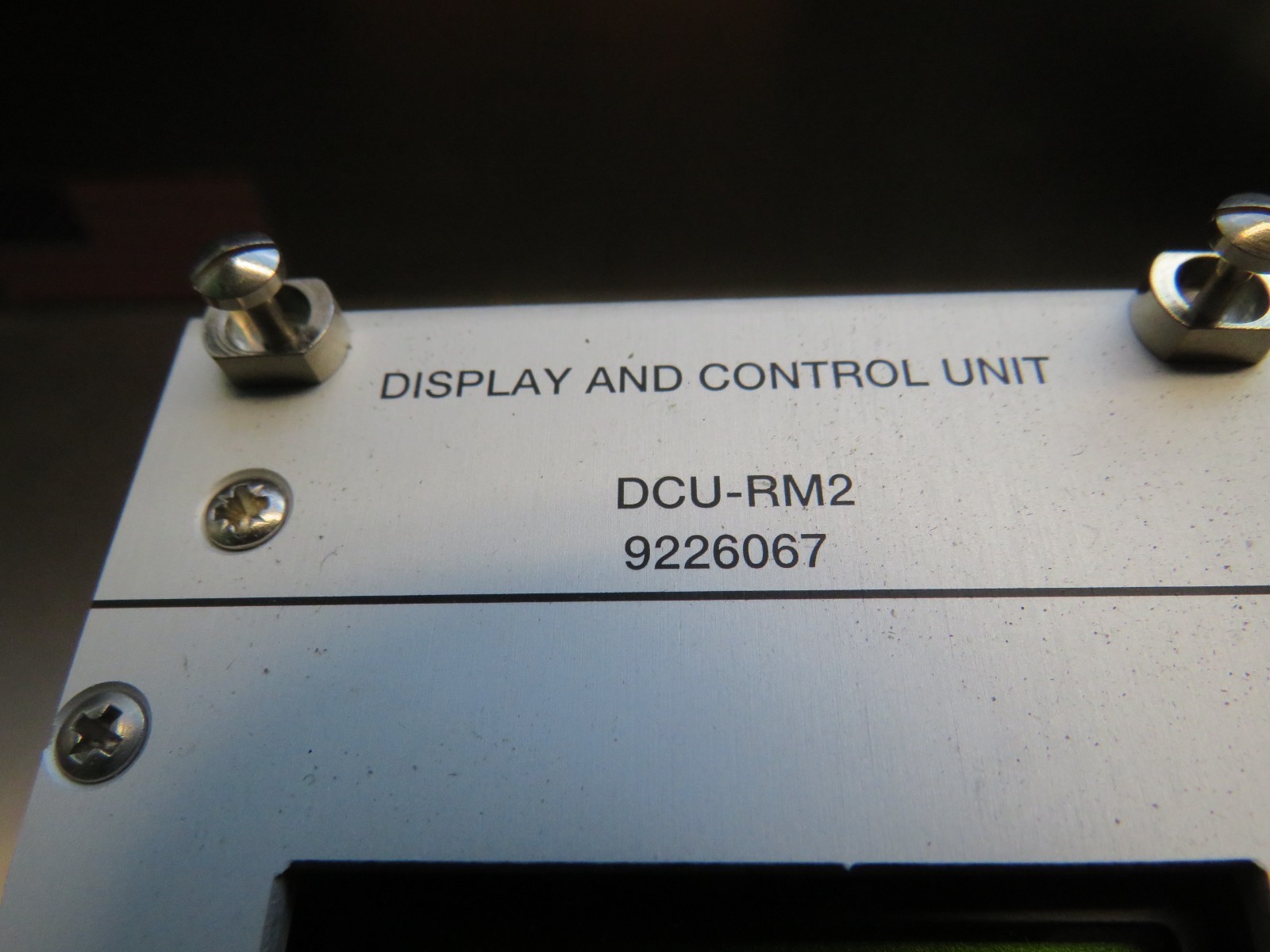 Dametric AB DCU-RM2 Display & Control Unit Valmet VAL0122830
