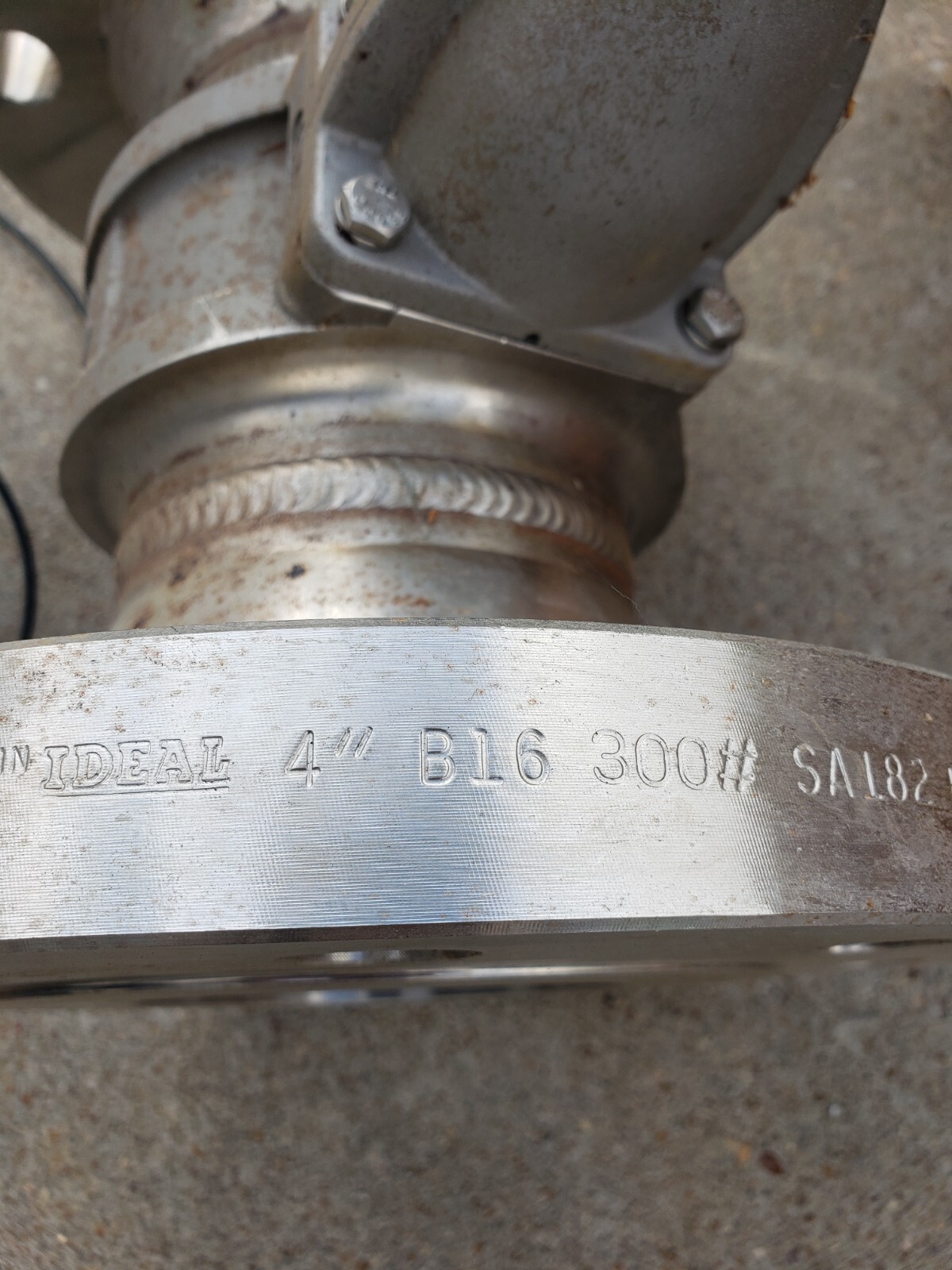 ROSEMOUNT 4” 300 MODEL 8800 VORTEC FLOW METER S.S K FACTOR
