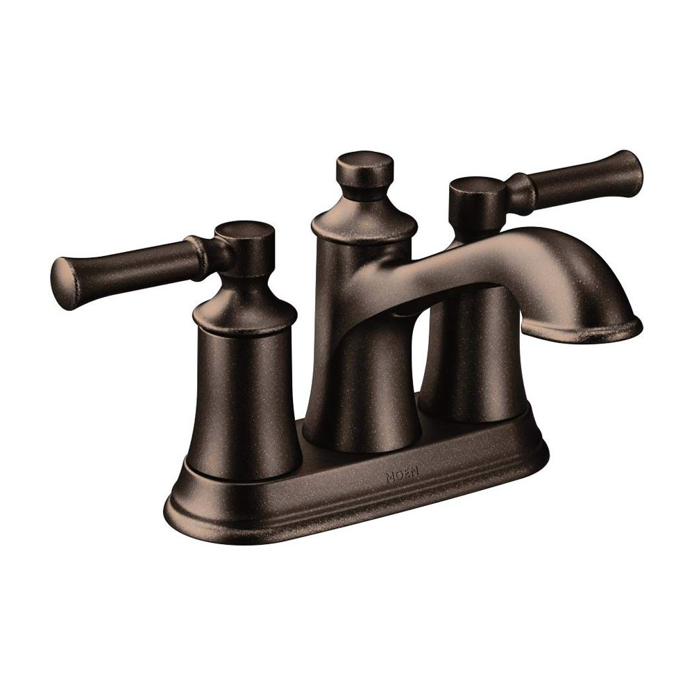 Moen 6802ORB Dartmoor 2 Handle Centerset Bathroom Faucet Oil Rubbed Bronze