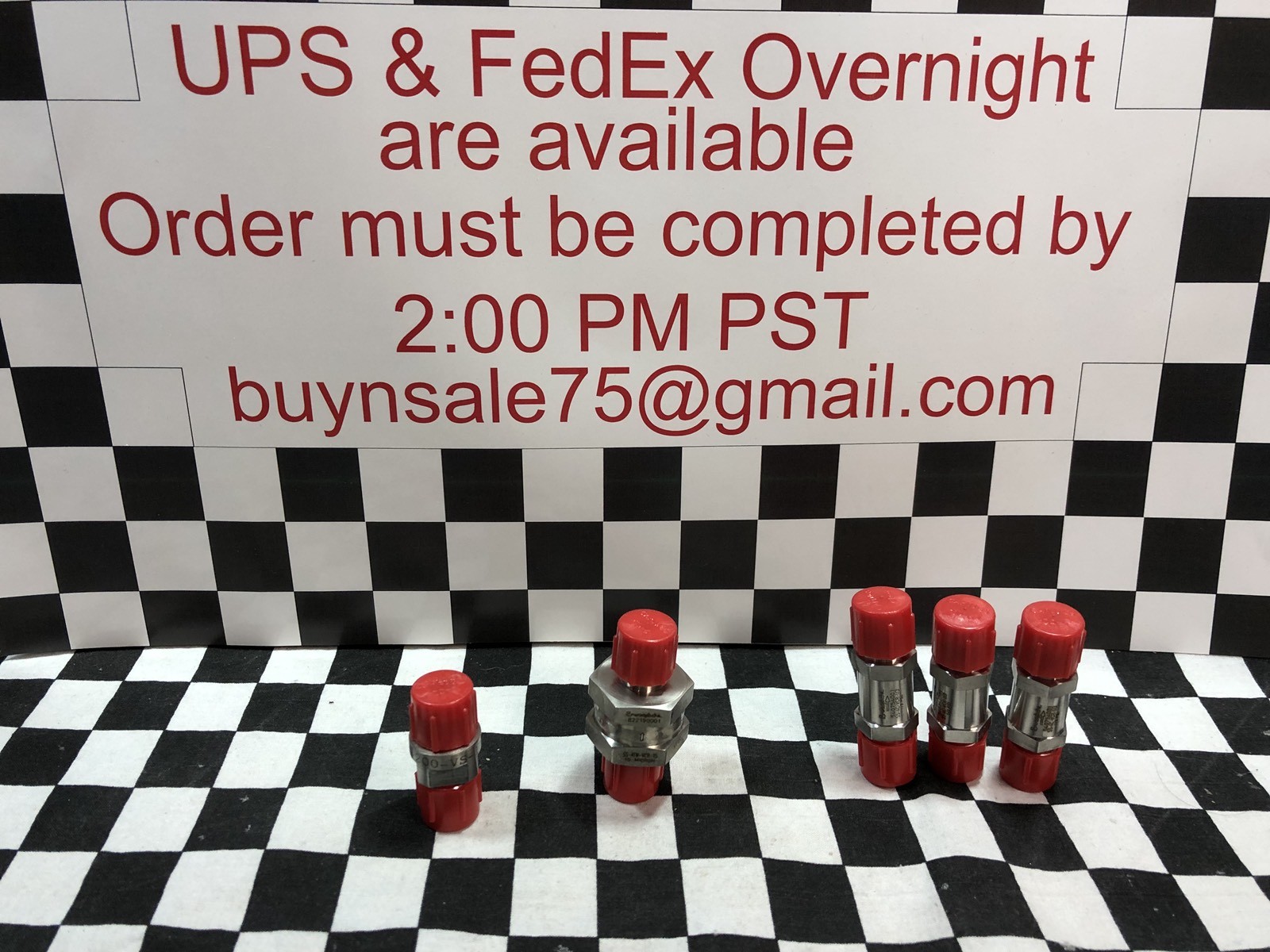 SWAGELOK CHECK VALVE 1/4″ VCR, SS-4C-VCR-1/3, SS-4FW-VCR-15, B-200-VS-11 #1326C7