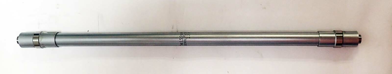STARRETT 244 11 PIECE PRECISION END MEASURING ROD SET w/MICROMETER & WOODEN CASE