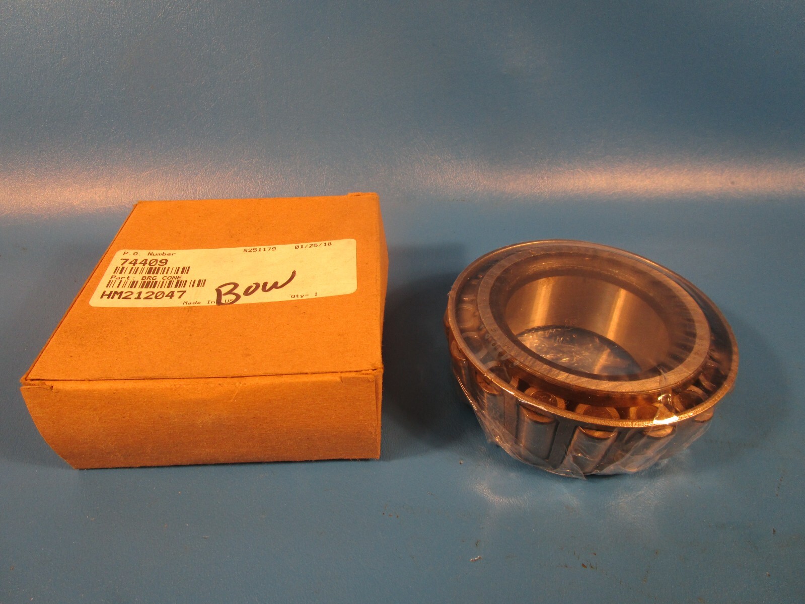BOWER HM212047, Tapered Roller Bearing Cone, 2.5″ ID, 1.51 Width (Timken, SKF