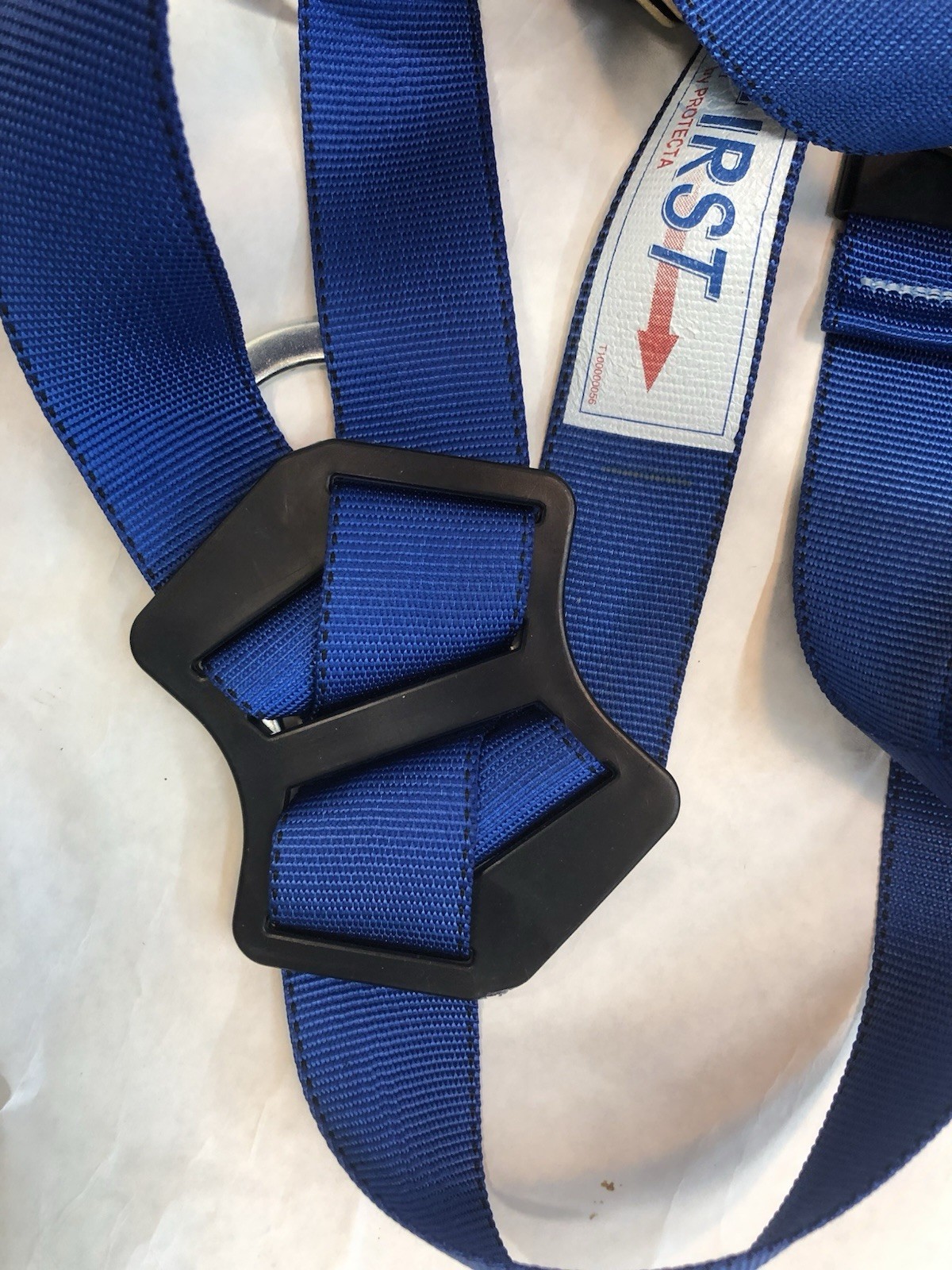 Protecta AB17510-standard Full Body Safety Harness Set Blue 2 ft Lanyard
