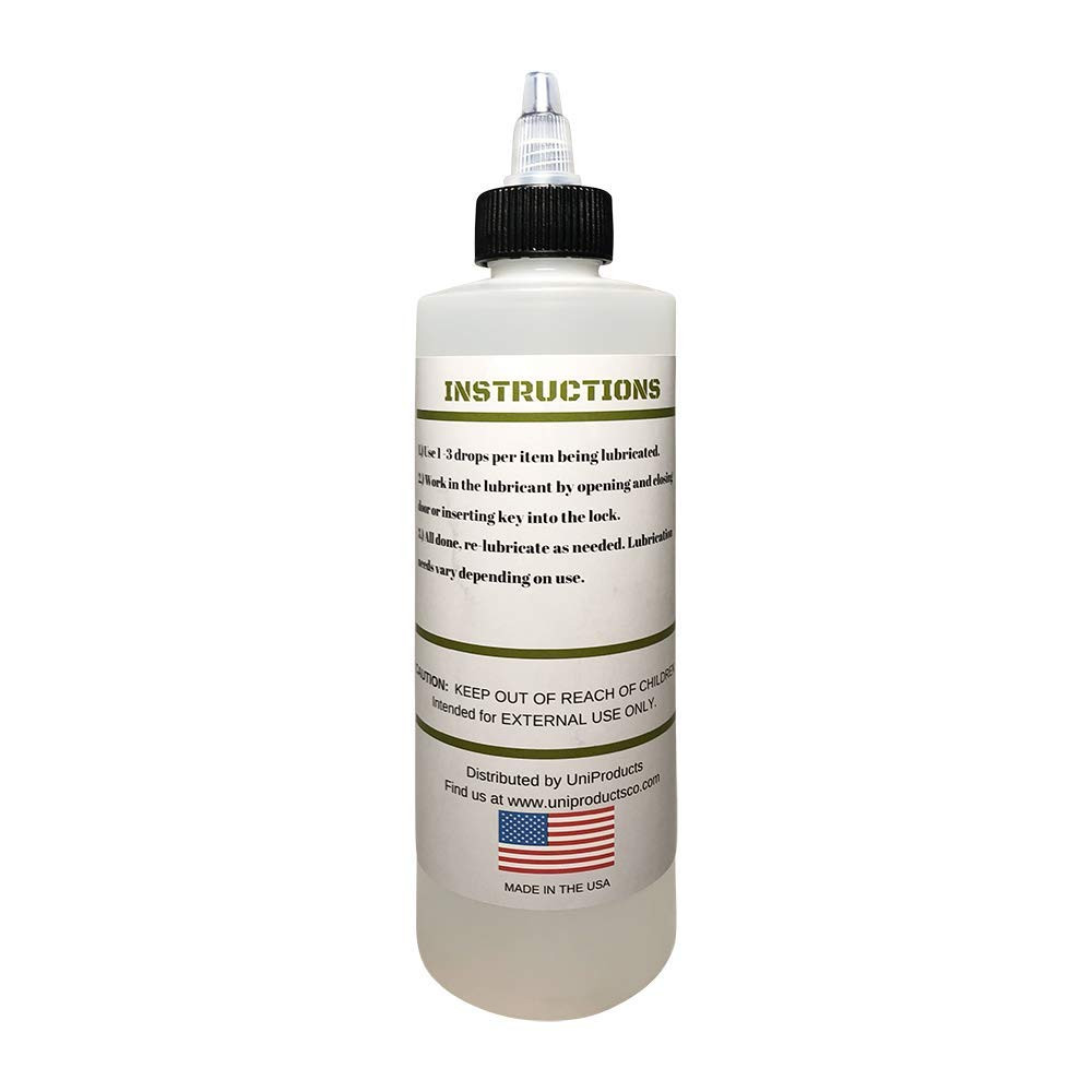 Door, Lock, and Hinge Lubricant – 8 Oz – Great for Sliding Doors, Garage Doors,