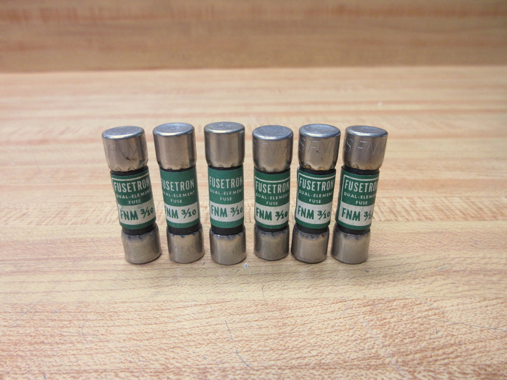 Buss FNM-3/10 Bussmann Fuse Cross Ref 6F169 Tested (Pack of 6)