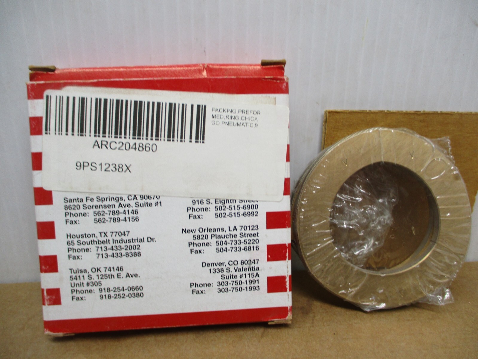 C. LEE COOK ROD PACKING RING 9PS1238X